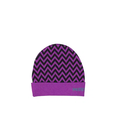 Missoni Wool Hat In Purple