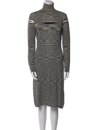 Pre-owned Missoni Wool Knee-length Dress
