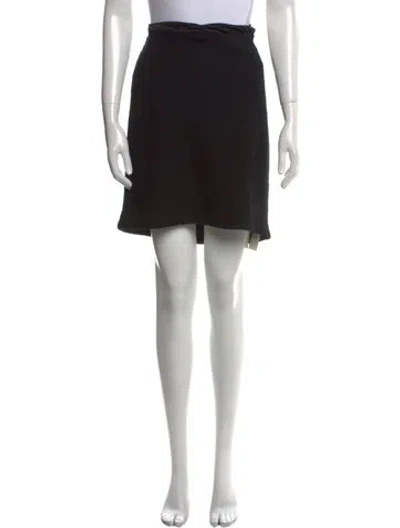 Pre-owned Missoni Wool Knee-length Skirt In Black