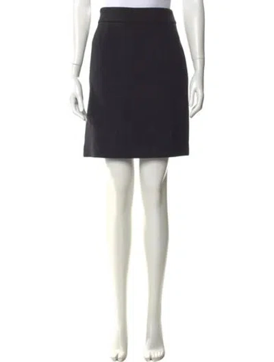 Pre-owned Missoni Wool Knee-length Skirt In Black