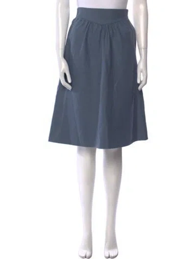 Pre-owned Missoni Wool Knee-length Skirt In Blue