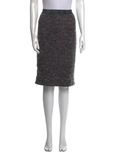 Pre-owned Missoni Wool Knee-length Skirt In Multi