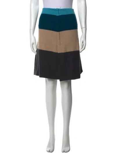 Pre-owned Missoni Wool Knee-length Skirt In Multi