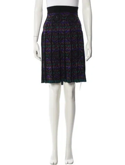 Pre-owned Missoni Wool Knee-length Skirt In Multi