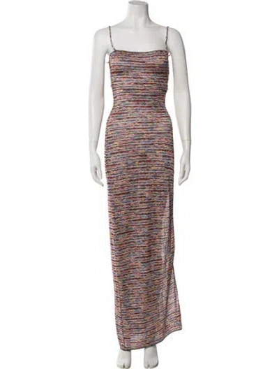 Pre-owned Missoni Wool Long Dress