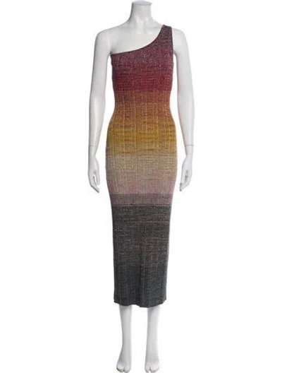 Pre-owned Missoni Wool Long Dress In Multi