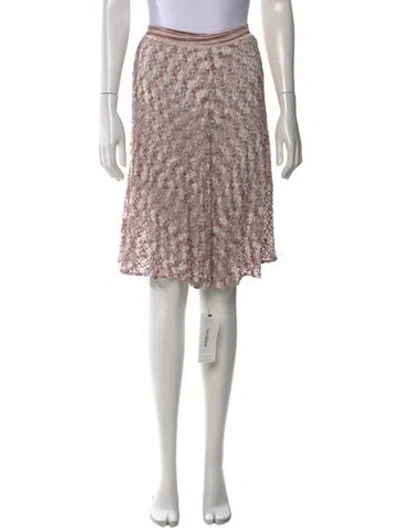 Pre-owned Missoni Wool Midi Length Skirt In Multi