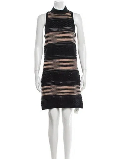 Pre-owned Missoni Wool Mini Dress In Multi