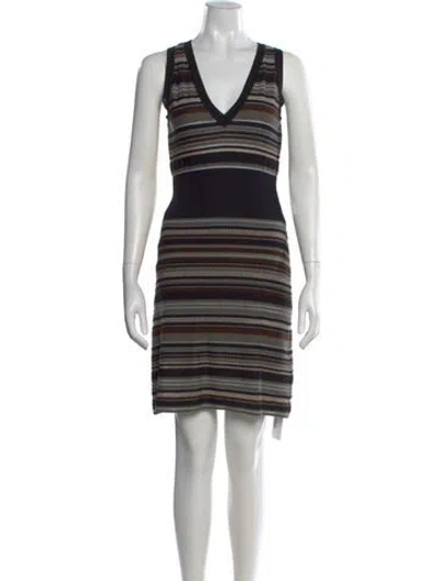 Pre-owned Missoni Wool Mini Dress In Multi