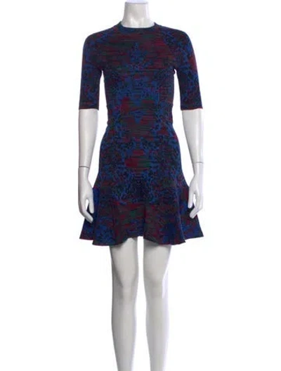 Pre-owned Missoni Wool Mini Dress In Multi