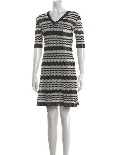 Pre-owned Missoni Wool Mini Dress W/ Tags