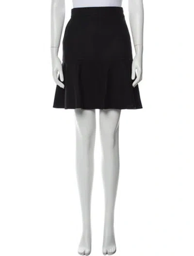 Pre-owned Missoni Wool Mini Skirt In Black