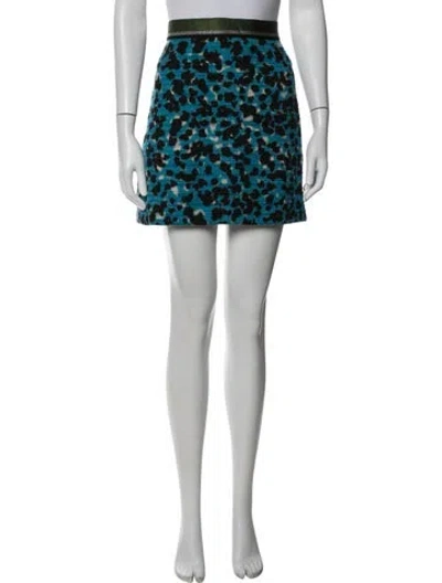 Pre-owned Missoni Wool Mini Skirt In Multicolor