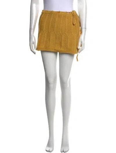 Pre-owned Missoni Wool Mini Skirt In Neutrals