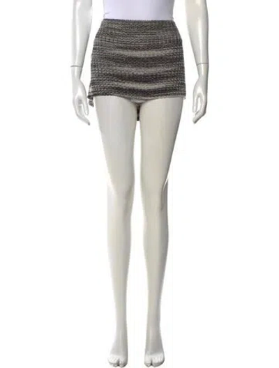 Pre-owned Missoni Wool Mini Skirt In Pink