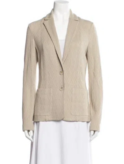 Pre-owned Missoni Wool Patterned Blazer In Neutrals