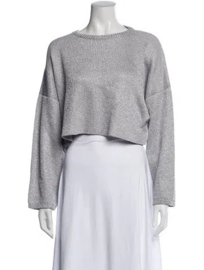 Pre-owned Missoni Wool Patterned Crop Top In Multi
