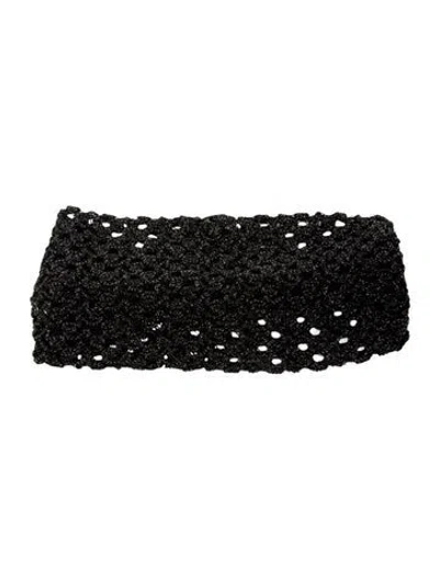 Pre-owned Missoni Wool Patterned Headband. In Black