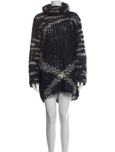 Pre-owned Missoni Wool Patterned Sweater In Black