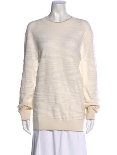 Pre-owned Missoni Wool Patterned Sweater In Neutral