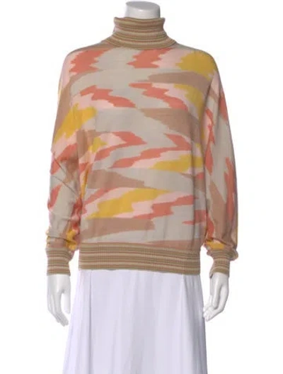 Pre-owned Missoni Wool Patterned Top In Multi