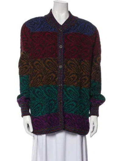 Pre-owned Missoni Wool Printed Jacket In Multi