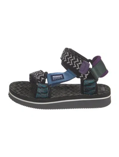 Pre-owned Missoni Wool Printed Sandals In Multi