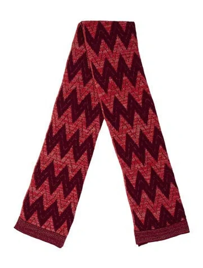 Pre-owned Missoni Wool Printed Scarf