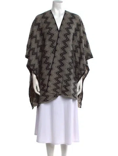 Pre-owned Missoni Wool Printed Sweater In Black