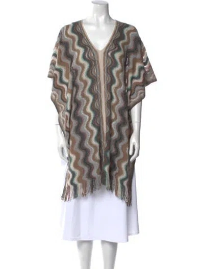 Pre-owned Missoni Wool Printed Sweater In Multi