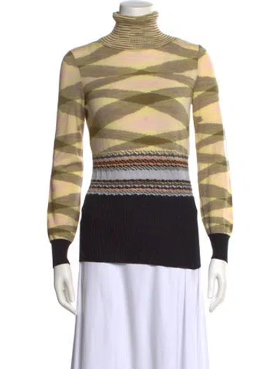 Pre-owned Missoni Wool Printed Sweater In Multi
