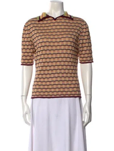 Pre-owned Missoni Wool Printed Sweater In Multi