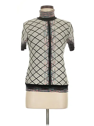 Pre-owned Missoni Wool Pullover Sweater In Gray