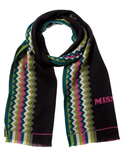 Missoni Wool Scarf In Green
