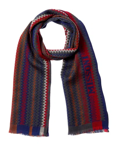 Missoni Wool Scarf In Red