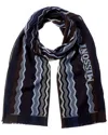 Missoni Wool Scarf In Black