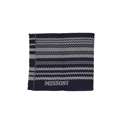 Missoni Wool Scarf In Blue