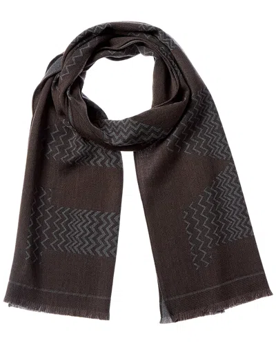 Missoni Wool Scarf In Brown