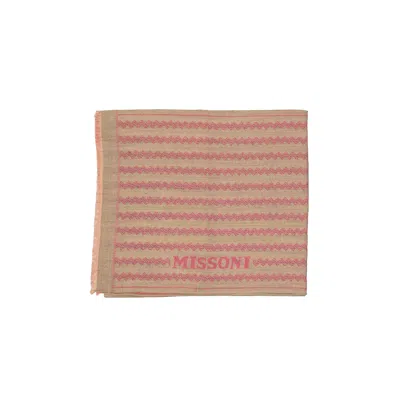 Missoni Wool Scarf In Pink