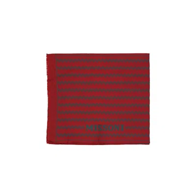 Missoni Wool Scarf In Red