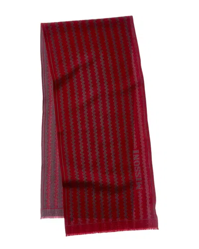 Missoni Wool Scarf In White