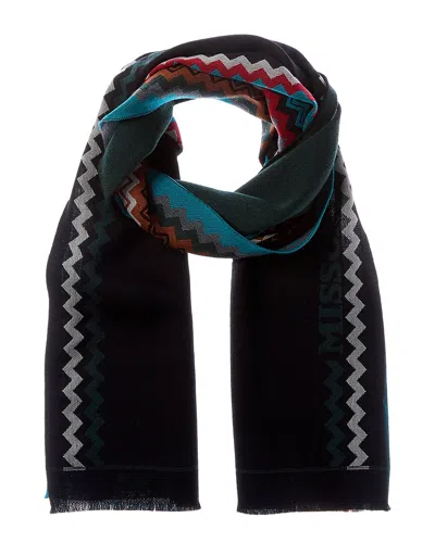 Missoni Wool Scarf In Transparent