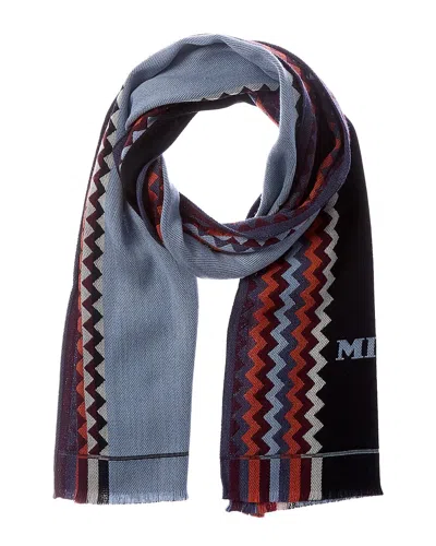 Missoni Wool Scarf In Transparent