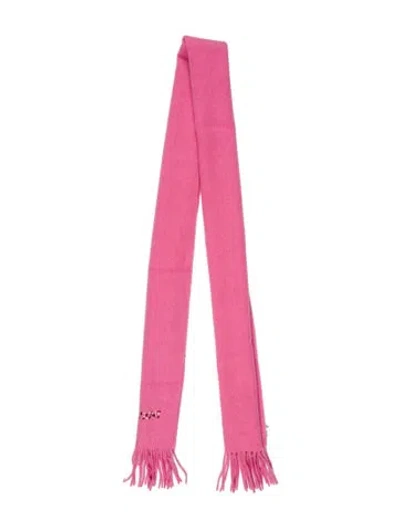 Pre-owned Missoni Wool Scarf W/ Tags In Pink