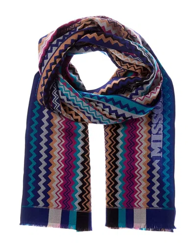 Missoni Wool Scarf In White