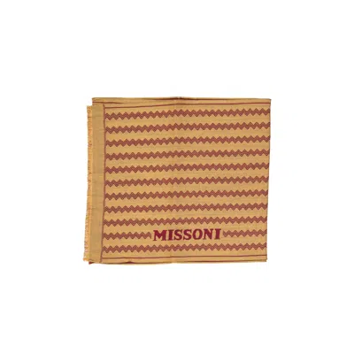 Missoni Wool Scarf In Brown