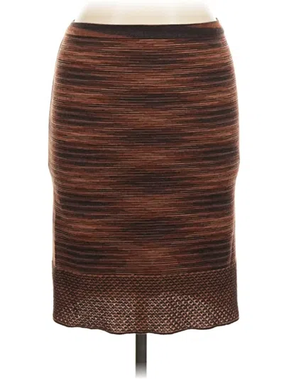Pre-owned Missoni Wool Skirt In Brown
