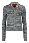 MISSONI WOOL STAND-UP COLLAR SWEATER