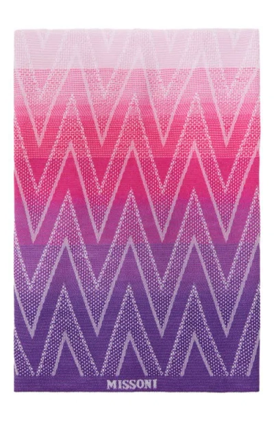 Missoni Wool Stole With Fringes In Multi