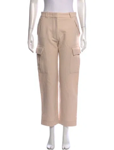 Pre-owned Missoni Wool Straight Leg Pants In Neutrals